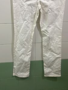 Classic White Denim Jeans