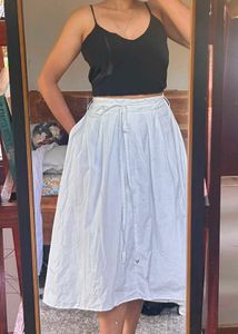 White Ethnic Skirt