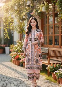 Bust 44 Beautiful Floral Print Kurta Set