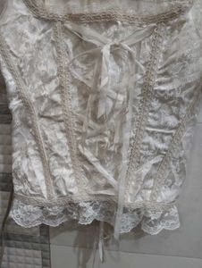 White Corset Top