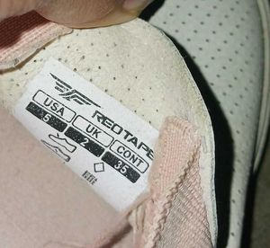White Perforated Slip-On Sneakers