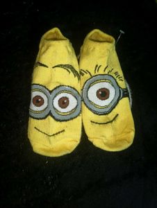 2 Pair Socks Minion&amp;Peach Winter