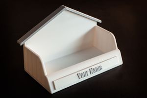 Unique House Shaped Business Card Holder