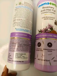 Mamaearth Anti Hair Fall Shampoo &amp; Conditioner