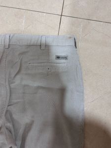 Men's beige Pleated Trousers