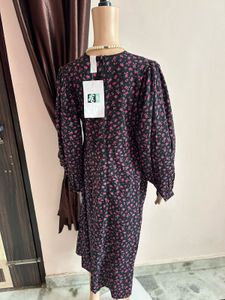 Floral Print Midi Dress