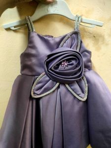 Lilac Party Dress with Matching Shoes