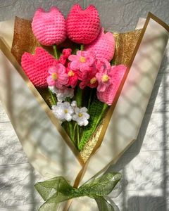 Handmade Crochet Flower Bouquet
