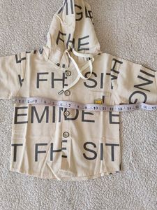 Stylish Hooded Letter Print Shirt