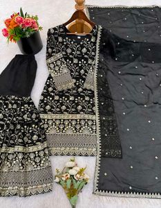 Elegant Embroidered Salwar Suit