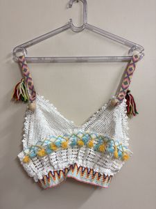 Boho Crocheted Crop Top