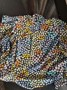 Floral Print Button-Up Shirt