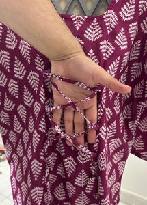 Stylish Printed Cotton Corset Kurta