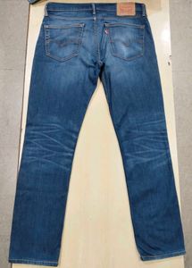 Surplus Levi's Navy Blue Straight Jeans for Men's