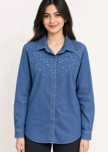 Sparkling Denim Shirt