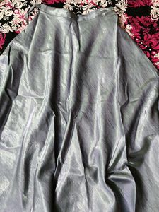 Shimmering Grey Ethnic Skirt