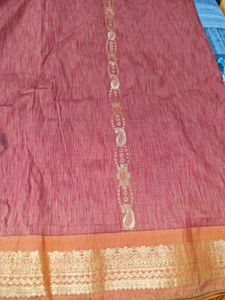 Elegant Silk Blend Saree_ only saree