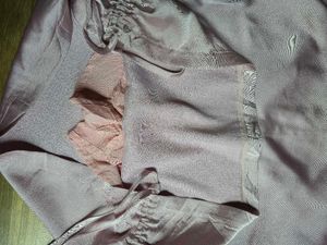 Satin Ruched Drawstring Mini Skirt