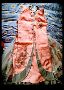 Beautiful Peach Party Dress