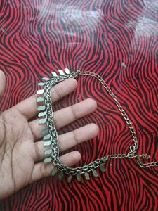 Bohemian Oxidized Silver Necklace