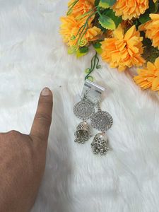 multi designer antic  lock silk handmade earrings