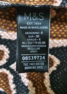 M&amp;S Animal Print Shift Tunic Dress