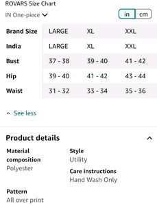 ROVARS 2 Piece Swimming Suit XXL