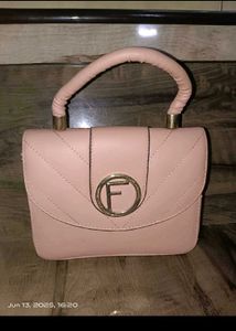 Chic Pink Top Handle Bag