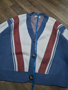 Striped Knit Cardigan