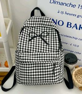 Cute Gingham Backpack