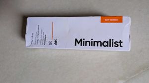 Minimalist Sunscreen SPF 50