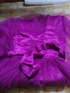 Stunning Purple Embellished Ethnic Gown