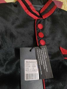 Black &amp; Red Ethnic Jacket