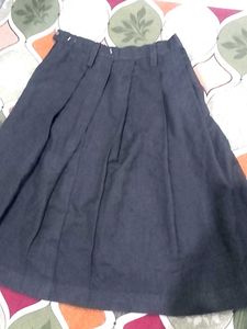 Pleated Midi Skirt