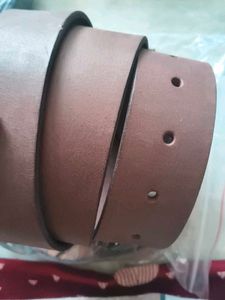 Classic Brown Leather Belt