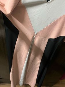 Stylish Color Block Midi Dress