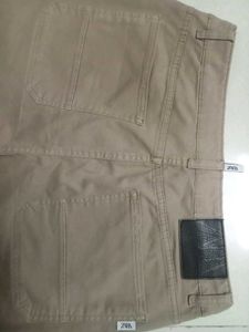 ✨💯 ORIGINAL ZARA FORMAL SKIN BEIGE CHINOS