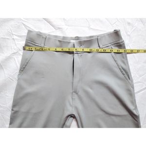 Men's Light Grey Cotton lycra Formal Pant