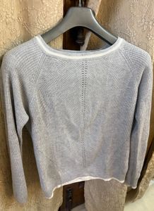 Stylish Grey Knit Sweater
