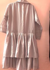 Floral Designed Lavender Tunic.