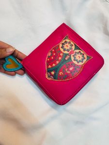 Pink Owl Wallet