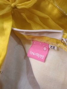 Beautiful Yellow Ruffled Dress