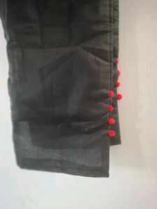 black ethnic kurta set
