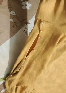 Embellished Mustard Yellow top