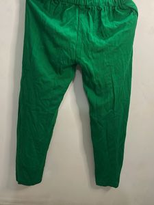 Green Velvet Pants