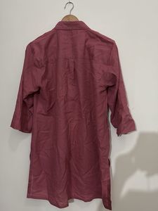 Women's pink linen co-ord set