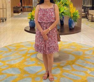 Boho Floral Print Mini Dress