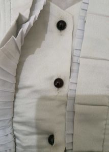 Elegant White Button-Up Shirt