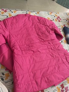 Bright Pink Puffer Jacket