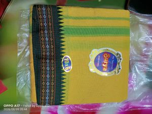 pure cotton dhoti jode (dhoti with uttari)
